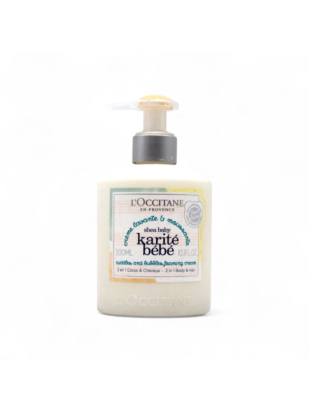 L’OCCITANE Shea Baby Karité Bébé Cuddles and Bubbles Foaming Cream 300ml 10.1oz